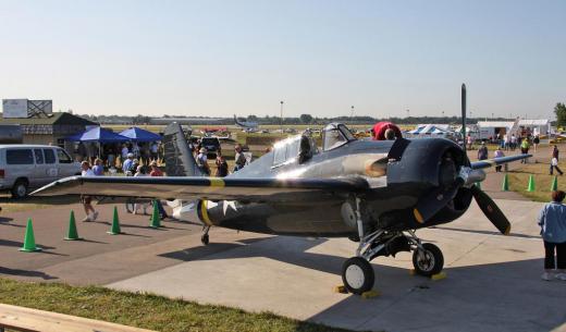 The Grumman Wildcat was the primary USN carrier fighter during the Battle of Midway.