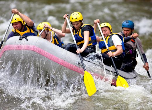 Rafting is popular within the Grand Teton National Park.