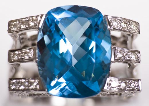 Topaz can be turned deep blue by irradiating the gemstone.