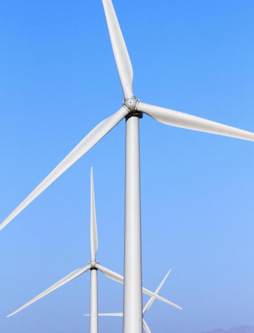 Wind turbines are one source of power used by the TVA.