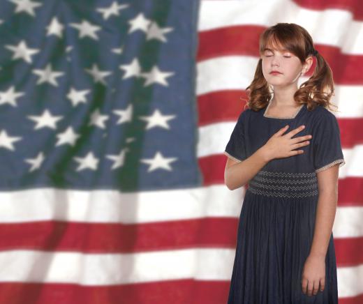 Some people have disputed the allowance of the phrase "under God" in the Pledge of Allegiance.